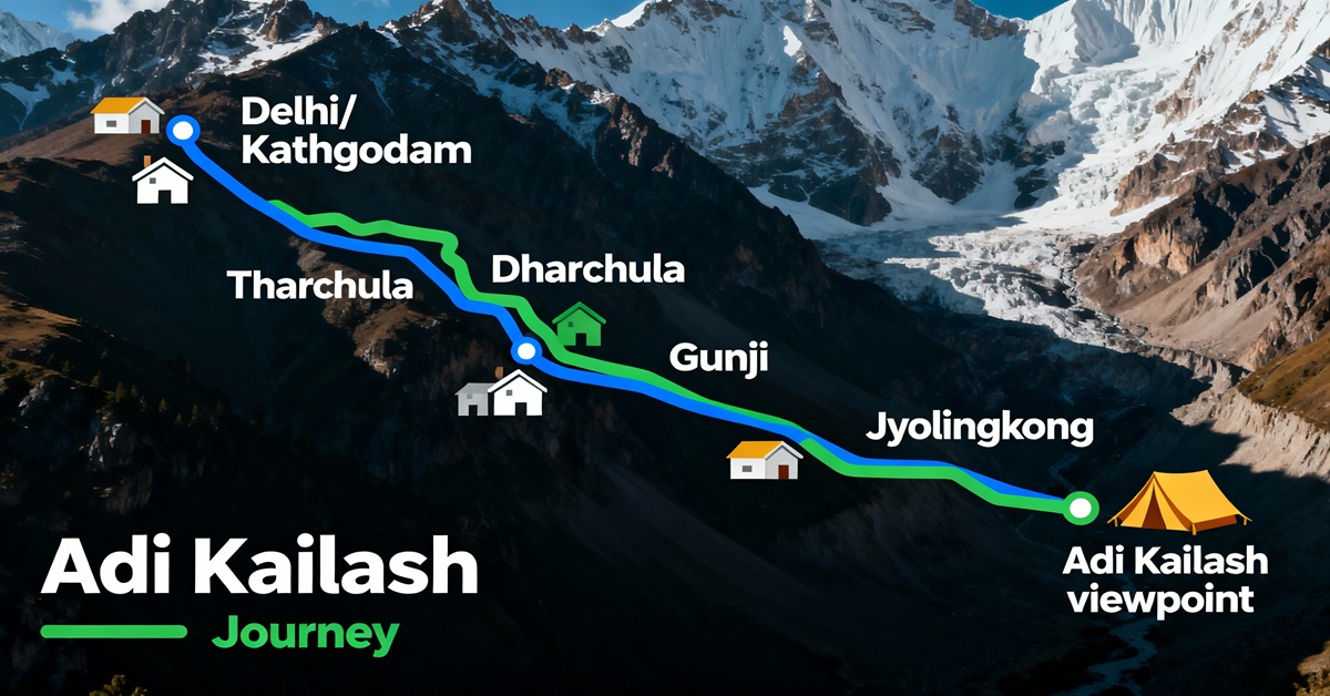 adi Kailash Route