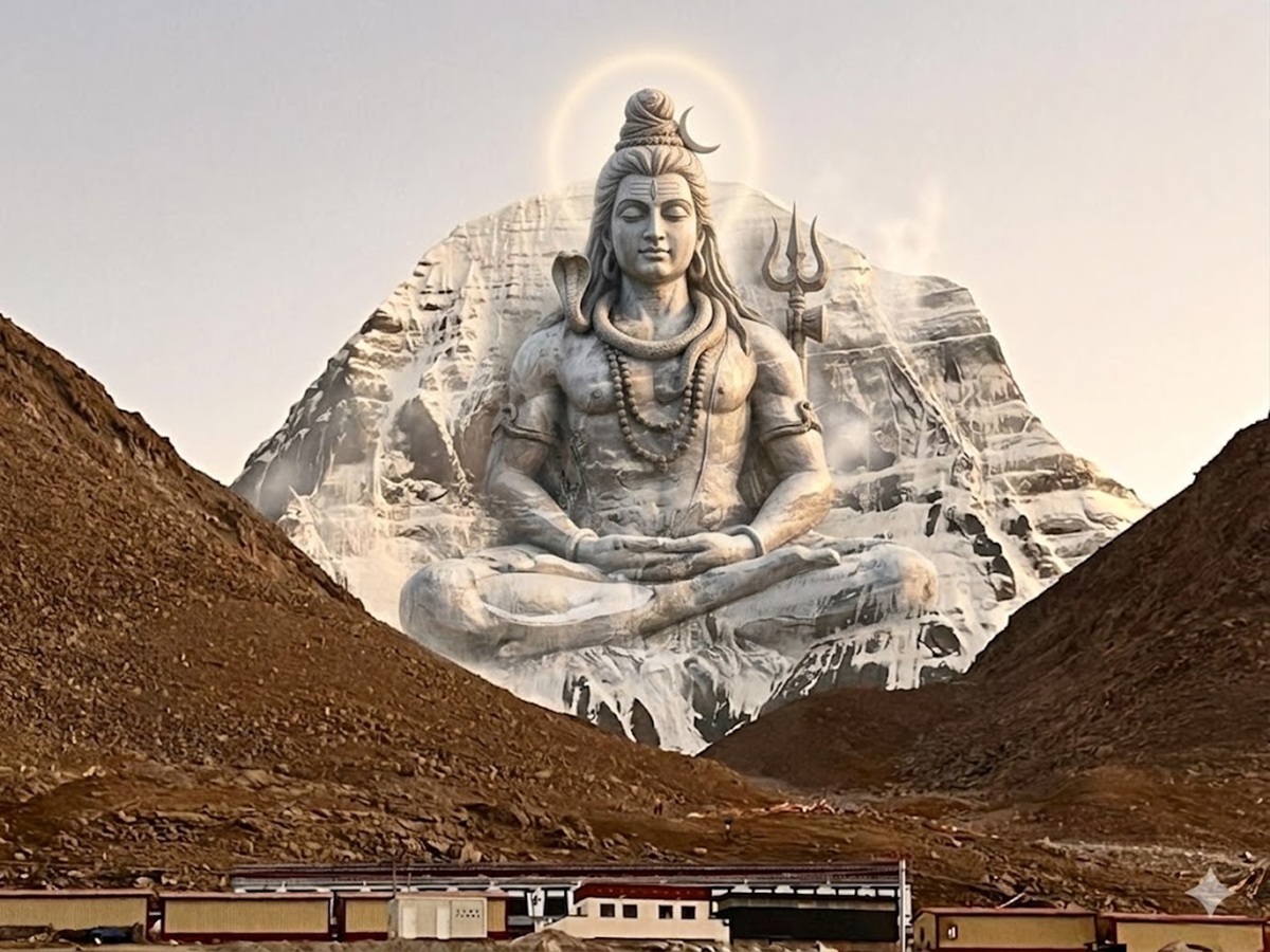 Lord Shiva on Mount Kailash