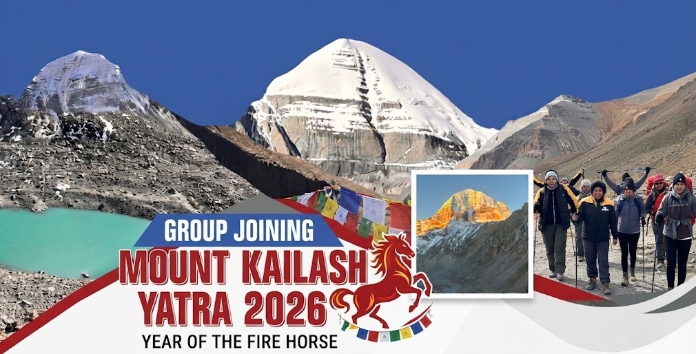 Group Joining Kailash yatra in horse Year