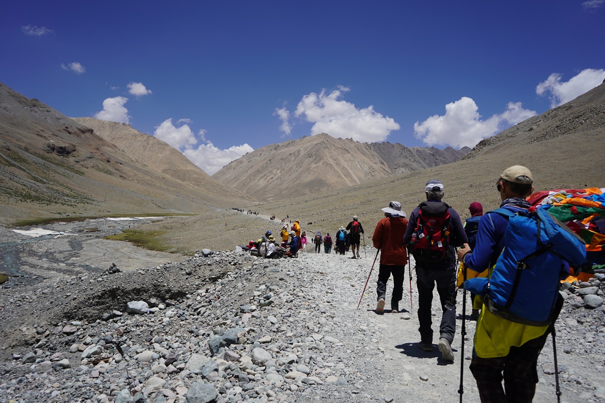 Mount Kailash Kora begins