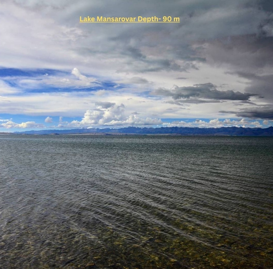 Lake Mansarovar Depth