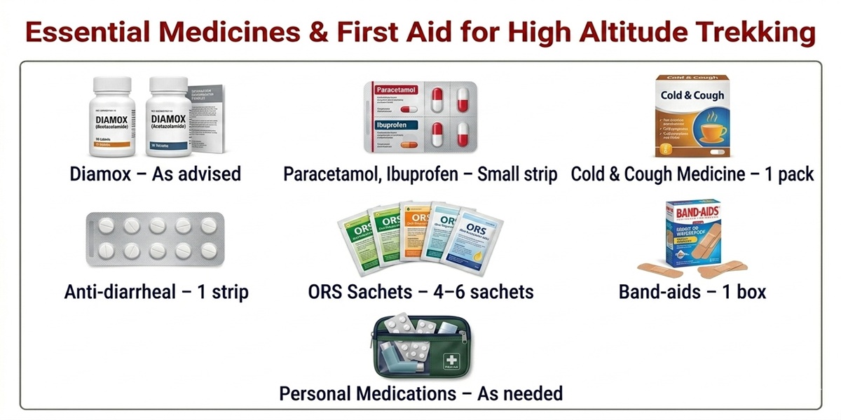 Important Medicines to Pack
